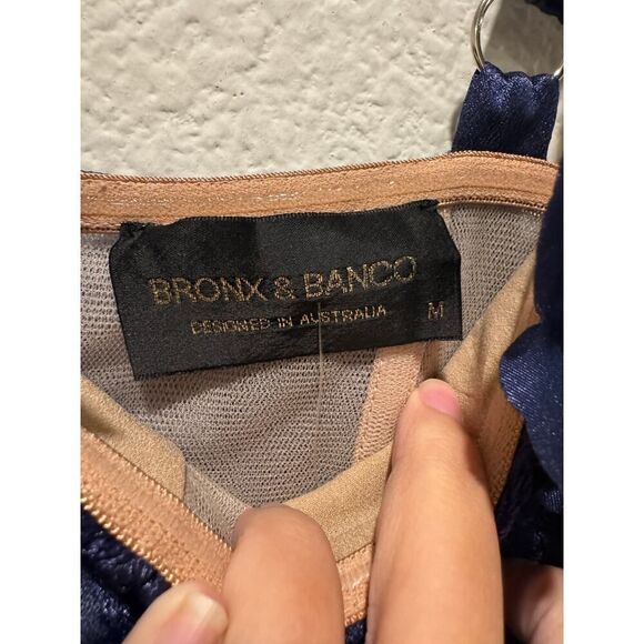 BRONX & BANCO Anastasia Navy Maxi Dress AUS 10/ us 6/M - Picture 9 of 15